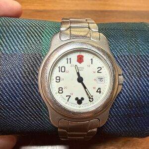Swiss Army Victorinox Mickey Mouse Stainless Steel Watch from Disney